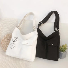 Women's Canvas Tote Bag Large Capacity Handbags