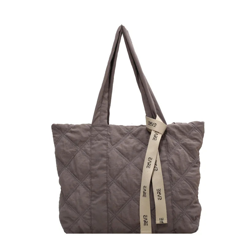 Women's Large Canvas Tote Bag Winter Shoulder Handbag