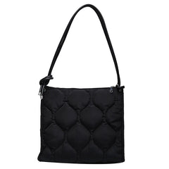 Quilted Women's Winter Tote Handbag Soft Shoulder Purse