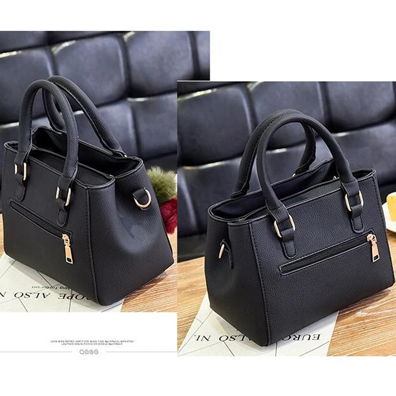 Women's Totes Shoulder Bag Large Capacity PU Leather Messenger Bag