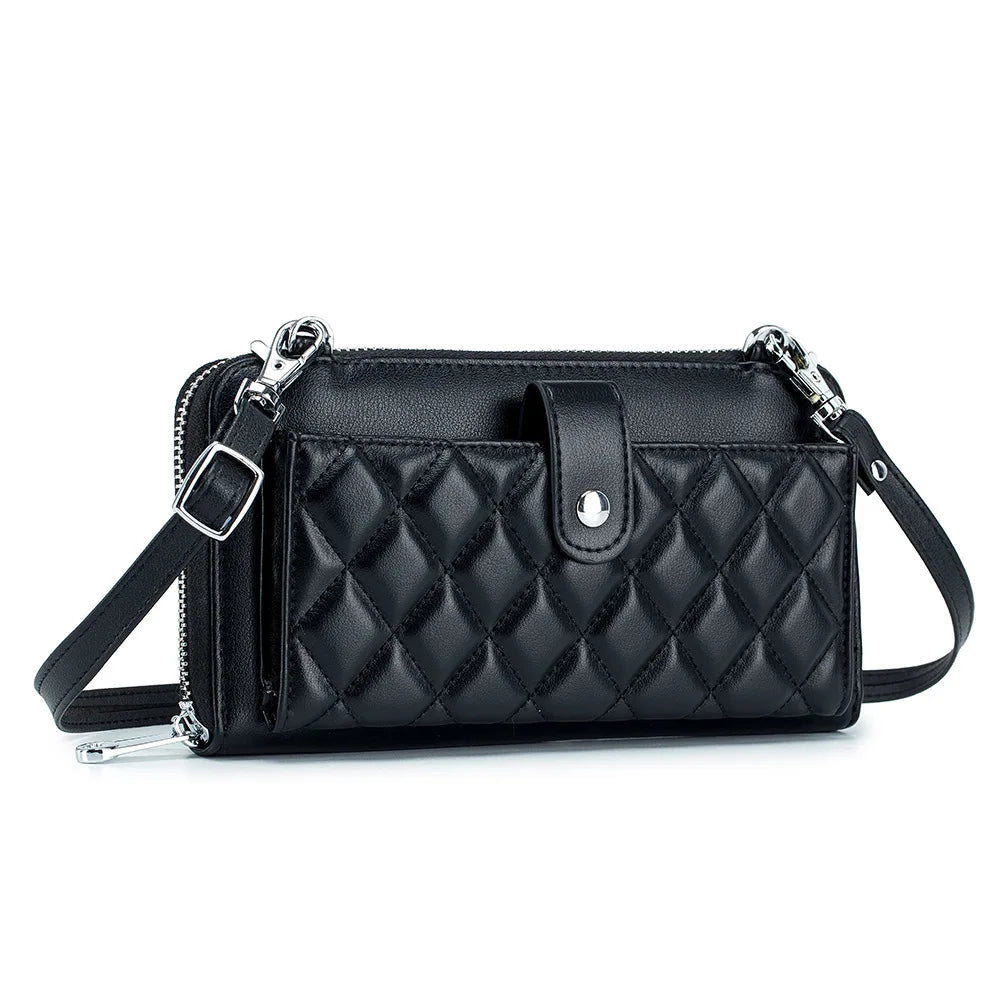 Women's Leather Crossbody Phone Bag