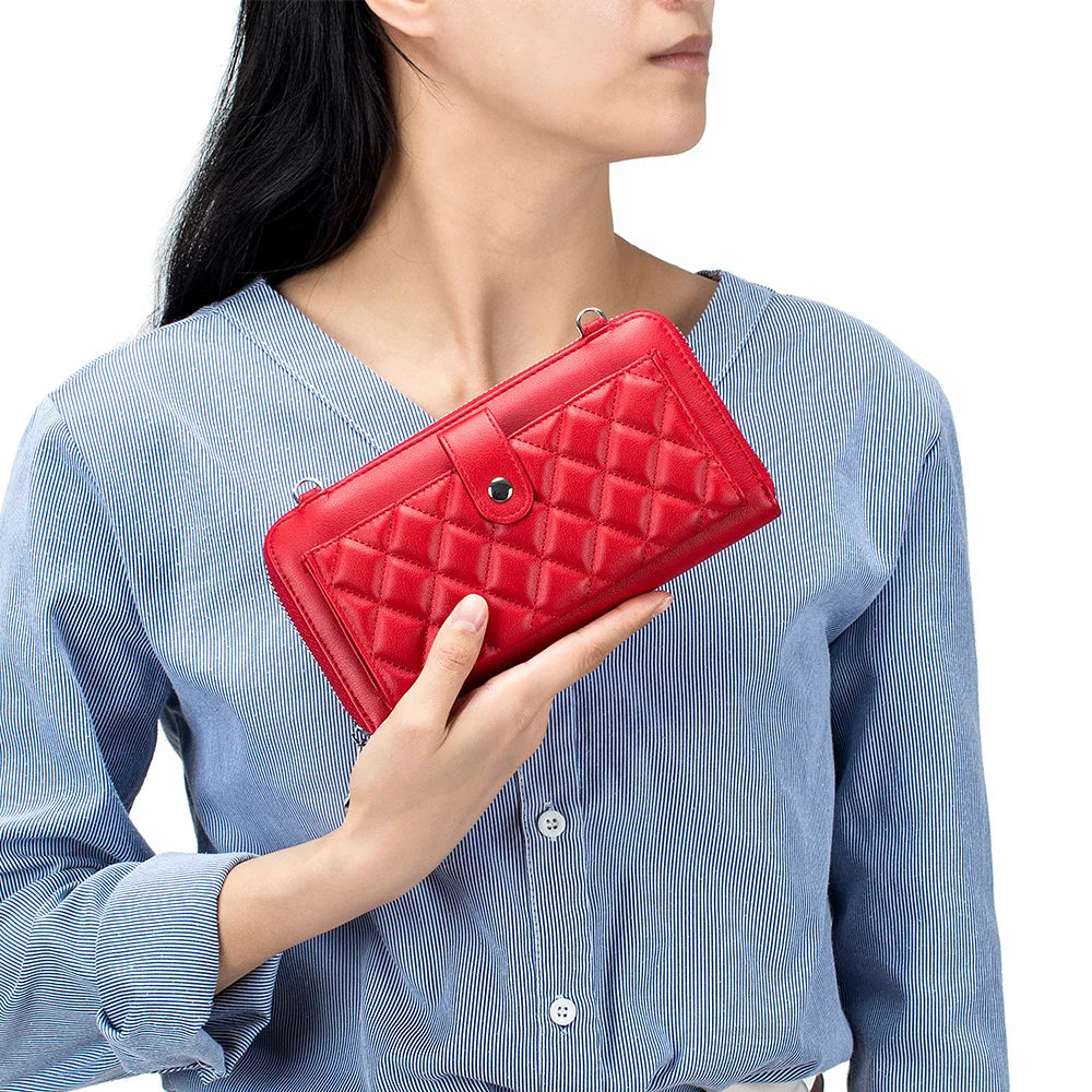 Women's Leather Crossbody Phone Bag