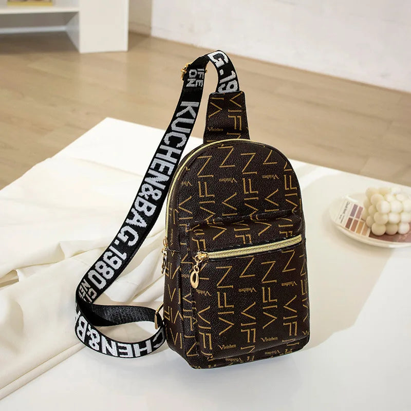 Women's Printed Chest Bag Summer & Autumn Version