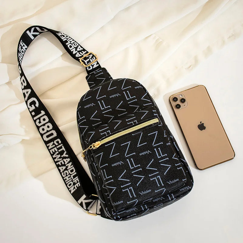 Women's Printed Chest Bag Summer & Autumn Version