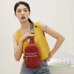 Women's Printed Chest Bag Summer & Autumn Version