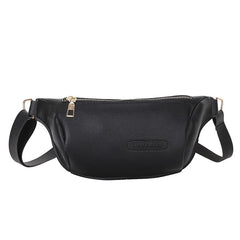 Women's Leather Waist Bag Bananas Shoulder Chest Belt Handbag