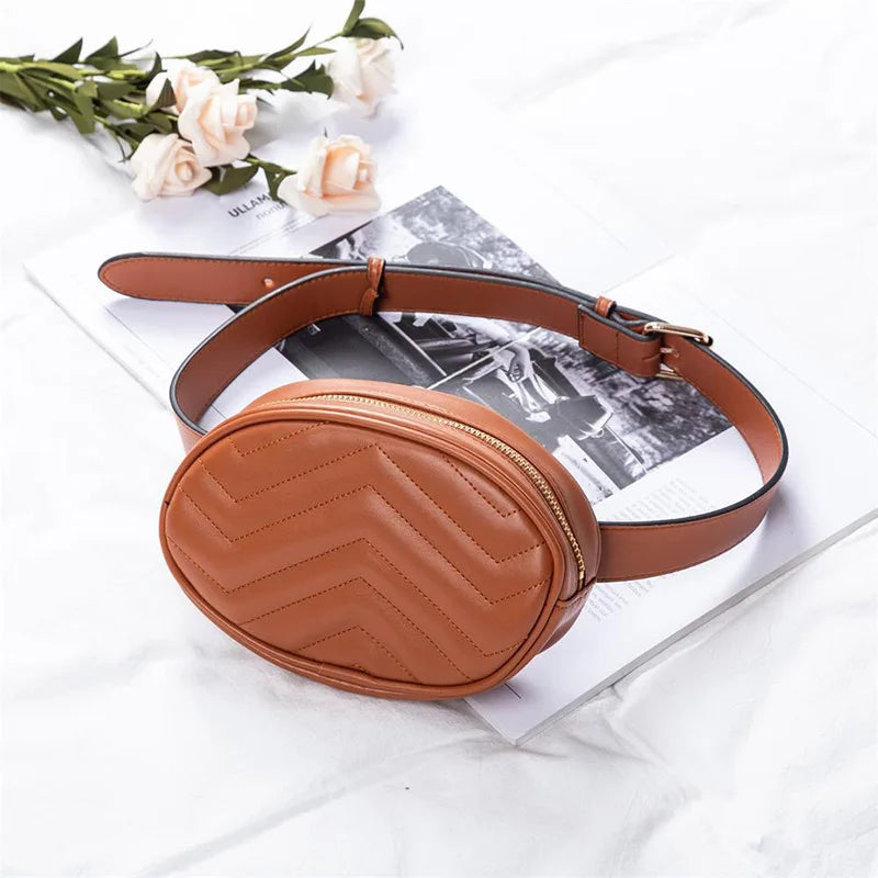 Women's Waist Bag Fanny Pack Female Belt Bags Banana Shoulder Crossbody Chest