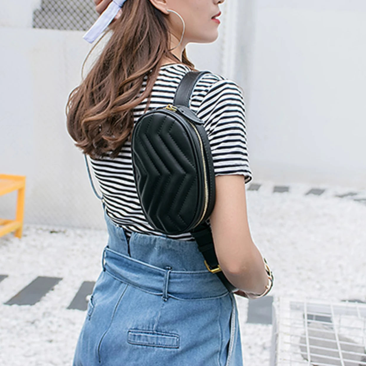 Women's Waist Bag Fanny Pack Female Belt Bags Shoulder Crossbody Chest Ba