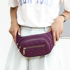 Women's Waist Bag Nylon Waterproof Belt Crossbody Chest Fanny Pack