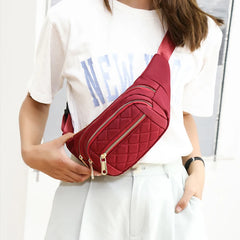 Women's Waist Bag Oxford Cloth Waterproof Crossbody Belt Fanny Pack
