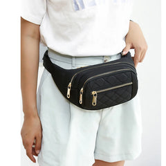 Women's Waist Bag Oxford Cloth Waterproof Crossbody Belt Fanny Pack