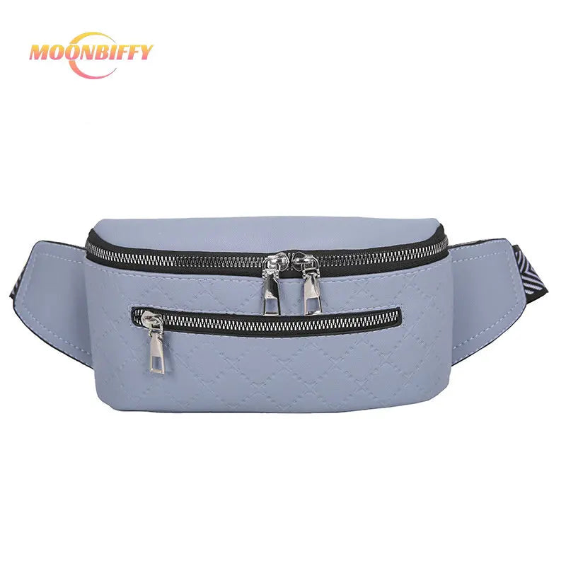 Women's Leather Waist Bag Shoulder Crossbody Fanny Pack