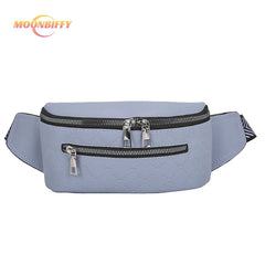 Women's Leather Waist Bag Shoulder Crossbody Fanny Pack