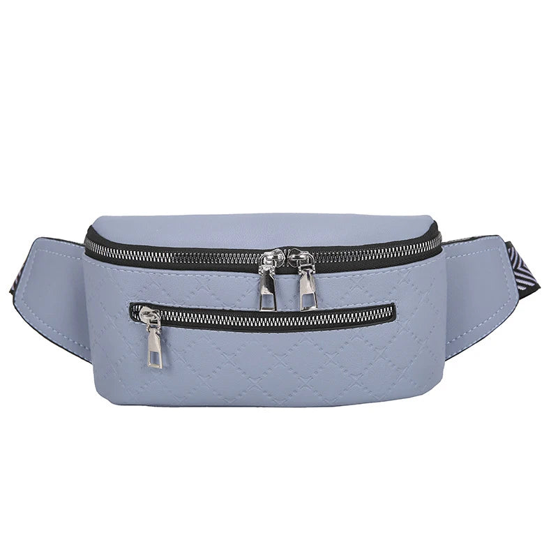 Women's Leather Fanny Pack Shoulder Crossbody Bag