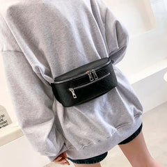 Women's Leather Waist Bag Shoulder Crossbody Fanny Pack