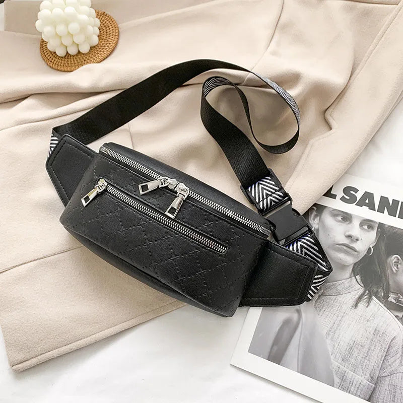 Women's Leather Waist Bag Fanny Pack Shoulder Crossbody Belt Bag