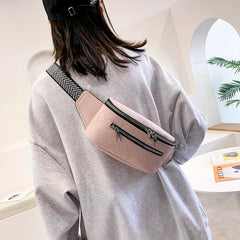 Women's Leather Waist Bag Shoulder Crossbody Fanny Pack