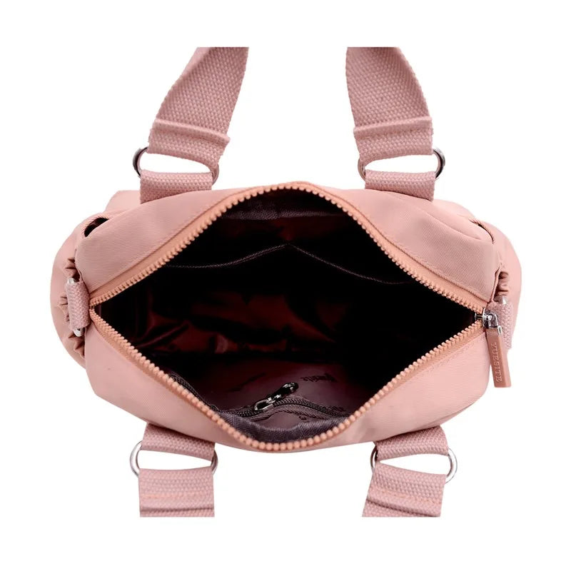 Women's Waterproof Nylon Shoulder Bag Messenger Bags Totes Top-handle