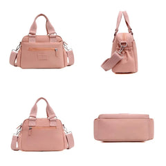 Women's Waterproof Nylon Shoulder Bag Messenger Bags Totes Top-handle