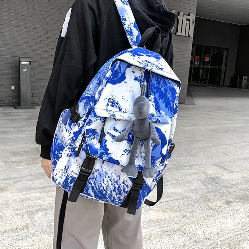 Women's Waterproof Schoolbags Large Capacity Teenager Backpack