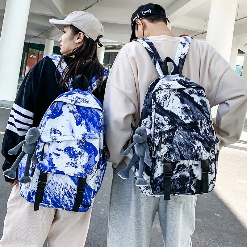 Women's Waterproof Schoolbags Large Capacity Teenager Backpack