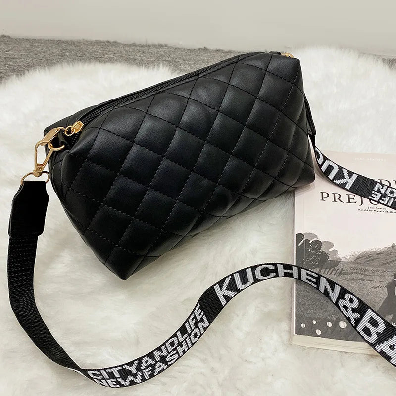 Women's Rhombic Chain Crossbody Bag Shoulder Handbag