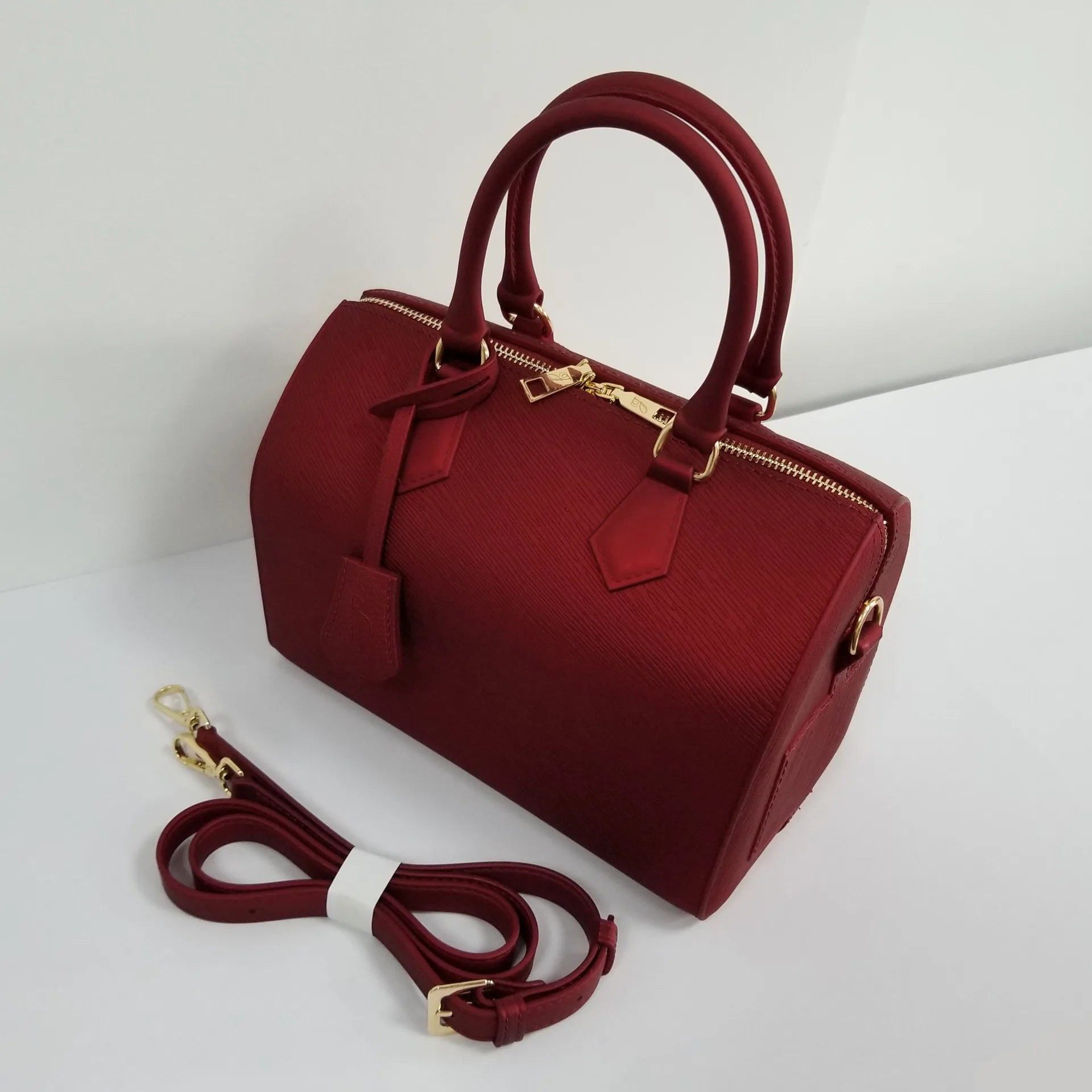 Women's PVC Leather Pillow Bag Shoulder Jelly Bag