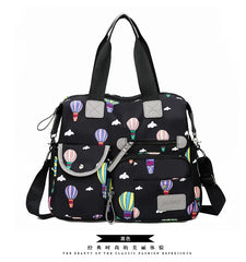 Autumn Hot Air Balloon Print Cross Bag Set Shoulder Handbag