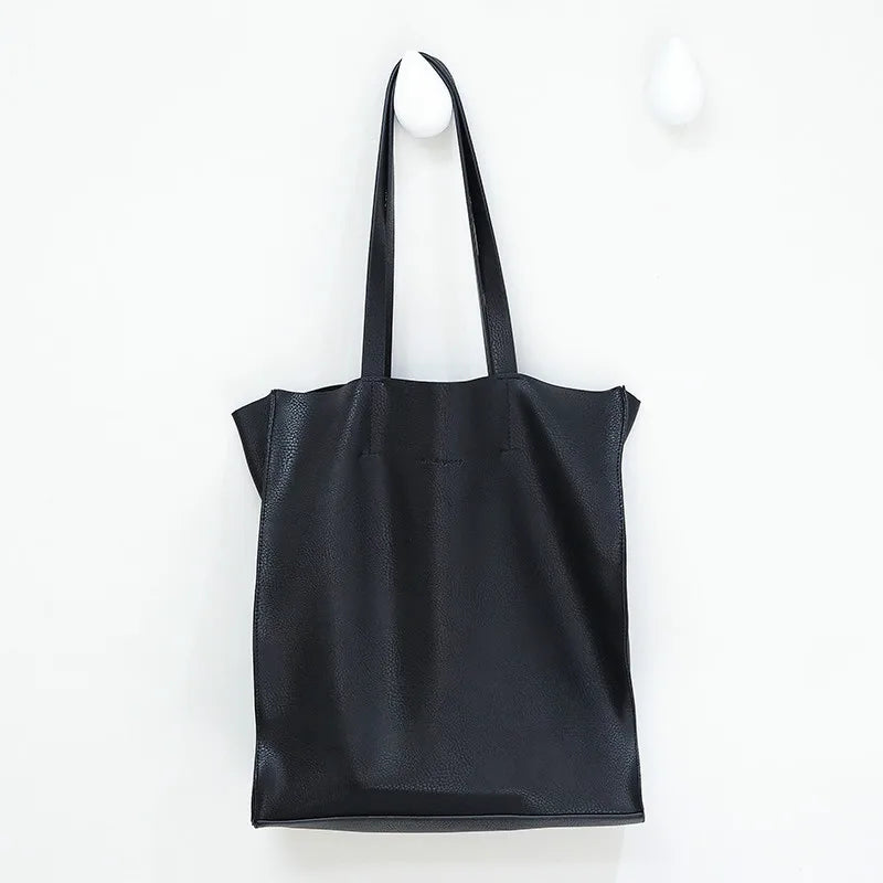 Women's Casual Shoulder Bag Large Capacity Totes PU Leather