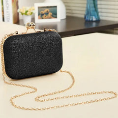 Evening Party Handbag Wedding Clutch Bag with Chain