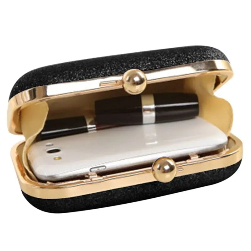 Evening Party Handbag Wedding Clutch Bag with Chain