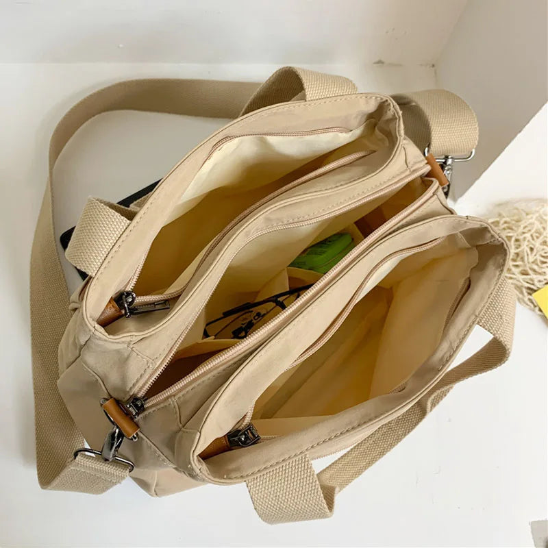 Women's Fashionable Leisure Bag - High-Capacity Multi-Compartment