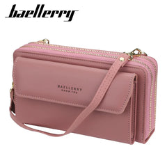 Women's Messenger Bag Shoulder Bag Large Capacity Wallet Double Zip Phone Case