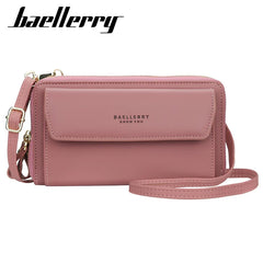 Women's Messenger Bag Shoulder Bag Large Capacity Wallet Double Zip Phone Case