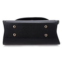 Moon Sea Handbag with Cat Chain, PU Leather