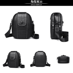 Women's Leather Mini Bag Vertical Key Messenger Bag