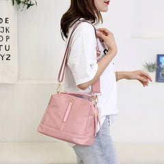 Small Retro Shoulder Bag Waterproof Nylon Crossbody Purse