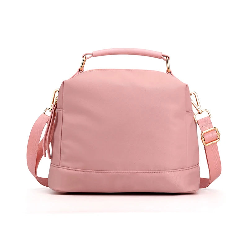 Small Retro Shoulder Bag Waterproof Nylon Crossbody Purse