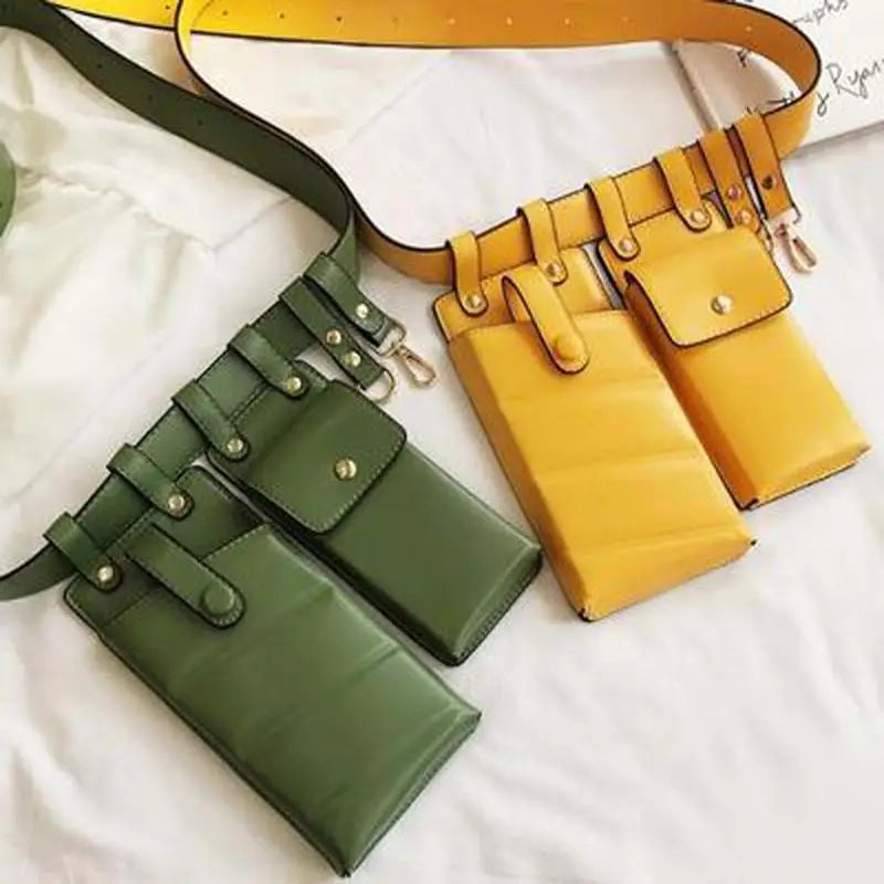 Women's Leather Tail Wrapping Belt Bag