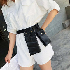 Women's Leather Tail Wrapping Belt Bag