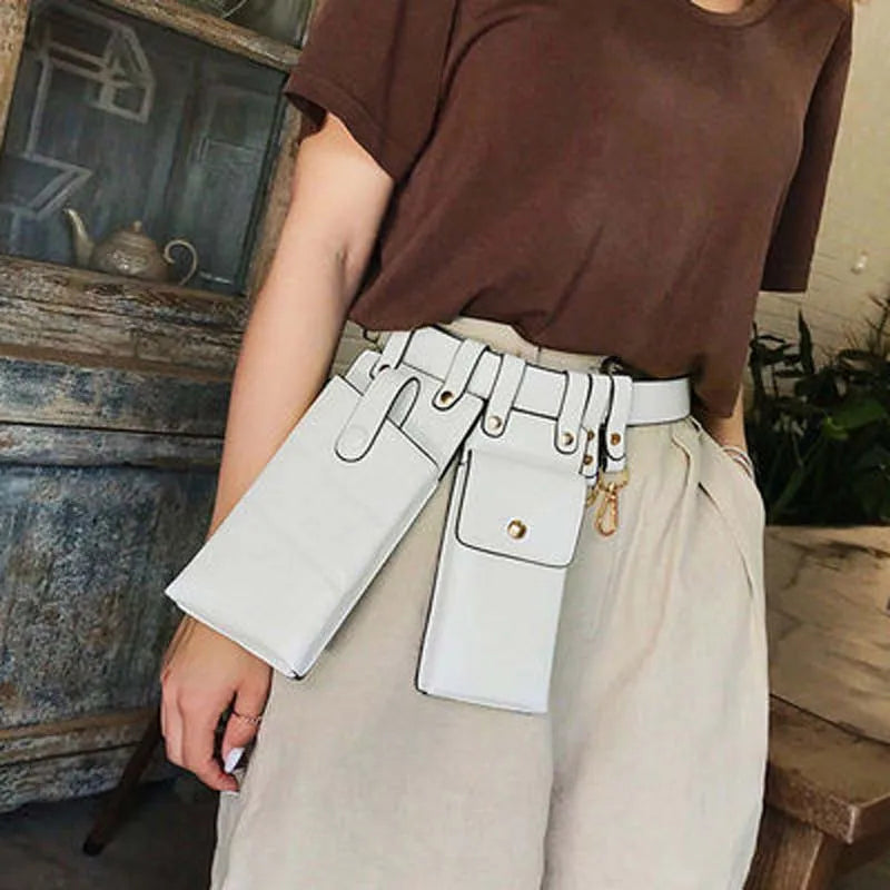 Women's Leather Tail Wrapping Belt Bag