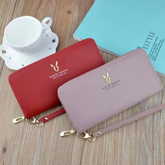 Women's Long Antlers Print Clutch Bag with Hand Strap