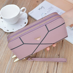Women's Long Zipper Wallet Clutch Phone Bag Multiple Colors