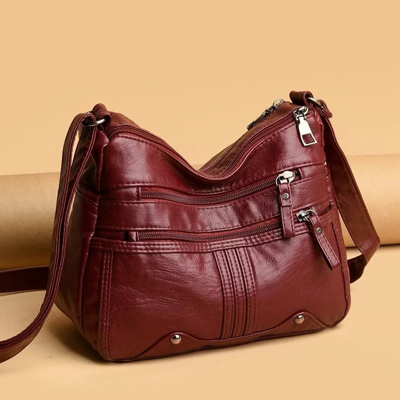 Women Crossbody Bag Soft Leather Handbags