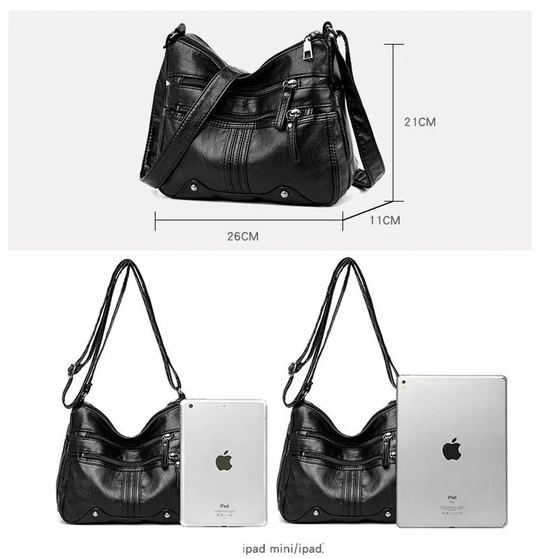 Women Crossbody Bag Soft Leather Handbags