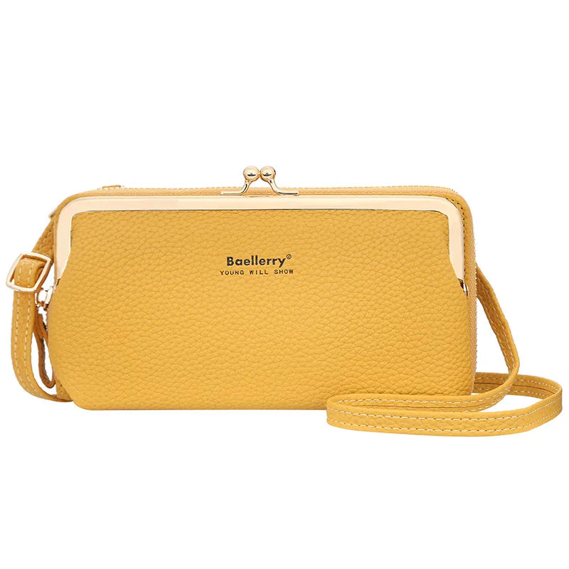Women's Crossbody Bag PU Handbags Phone Wallet Clutch Shoulder Purse