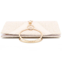 Straw Banquet Purse with Tassel Crossbody Bag