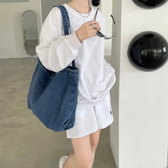 Canvas Crossbody Bags for Women Cotton Cloth School Bag