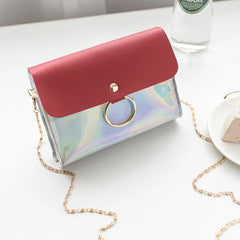 Laser Crossbody Bag for Women Chain Mini Shoulder Bag