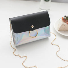 Laser Crossbody Bag for Women Chain Mini Shoulder Bag